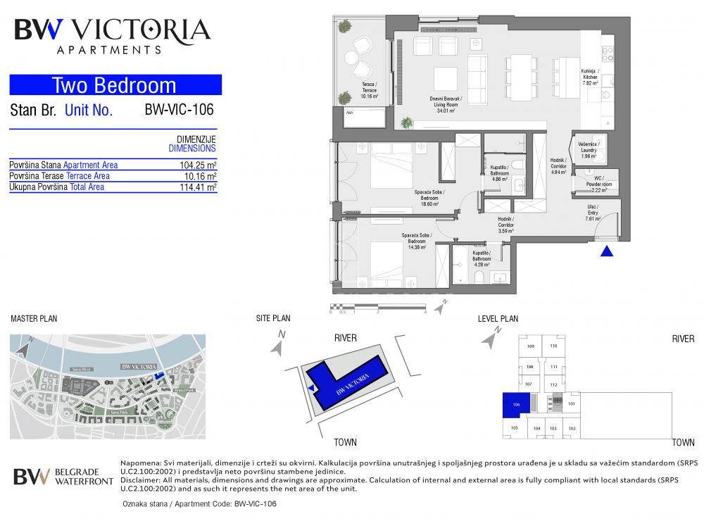 BW Victoria, premium lokacija, pogled na reku ID#3469 584.888 €